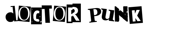 Doctor Punk font preview